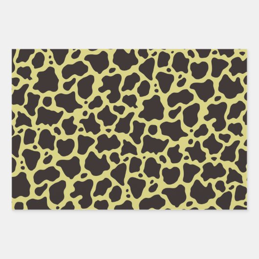 Koe Patroon Inpakpapier Vel (Voorkant 2)