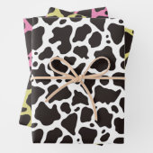 Koe Patroon Inpakpapier Vel (In situ)