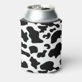 Koe patroon kan gezellig blikjeskoeler (Blikje Achterkant)