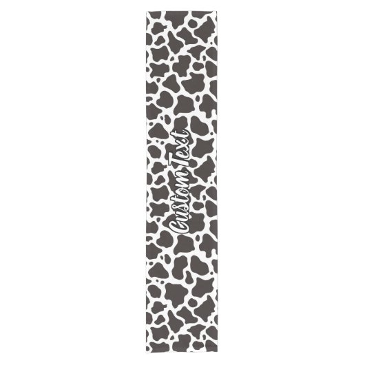 Koe Patroon korte tabel looppas Korte Tafelloper (Voorkant)