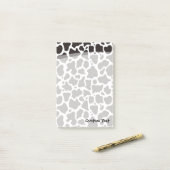 Koe Patroon Post-it® Notes (Op bureau)