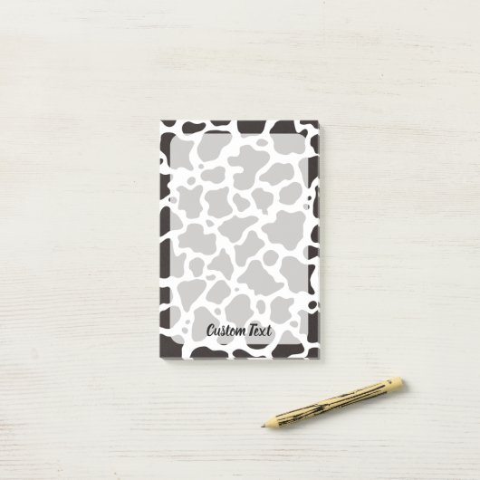 Koe Patroon Post-it Opmerkingen Post-it® Notes (Op bureau)