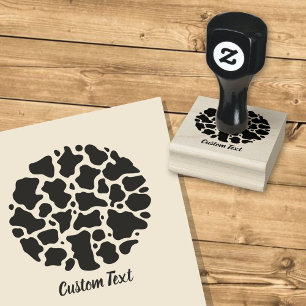 Koe Patroon Rubberstempel