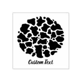 Koe Patroon Rubberstempel (Afrduk)