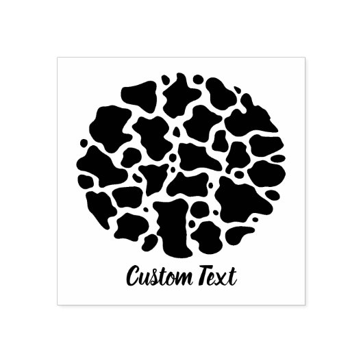 Koe Patroon Rubberstempel (Afrduk)