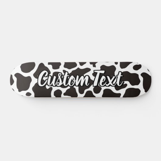 Koe Patroon skateboard Deck (Horizontaal)
