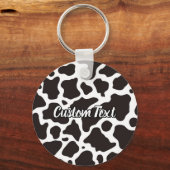 Koe Patroon Sleutelhanger (Voorkant)