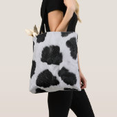 Koe patroon tas (Dichtbij)