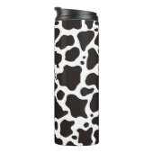 Koe Patroon Thermal Tumbler Thermosbeker (Geroteerd rechts)