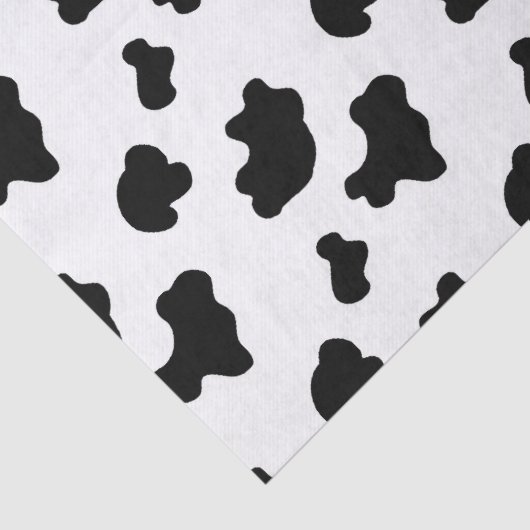 Koe Patroon Tissuepapier (Detail)