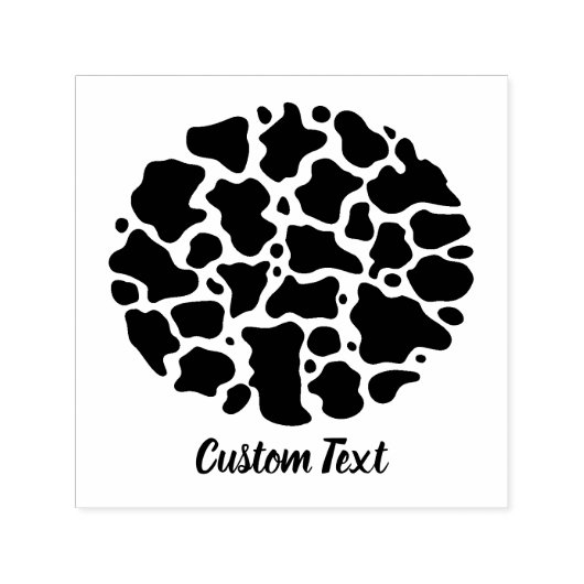 Koe Patroon Zelfinkend stempel (Design)