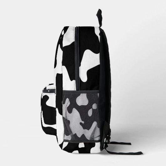 Koe Patroon zwart-wit Bedrukte Rugzak (Rechts)
