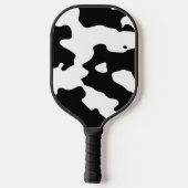 Koe Patroon zwart-wit Pickleball Paddle (Achterkant)