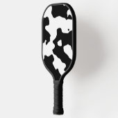 Koe Patroon zwart-wit Pickleball Paddle (Links)