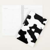 Koe Patroon zwart-wit Planner (Display)