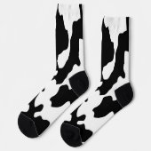 Koe Patroon zwart-wit Sokken (Links)