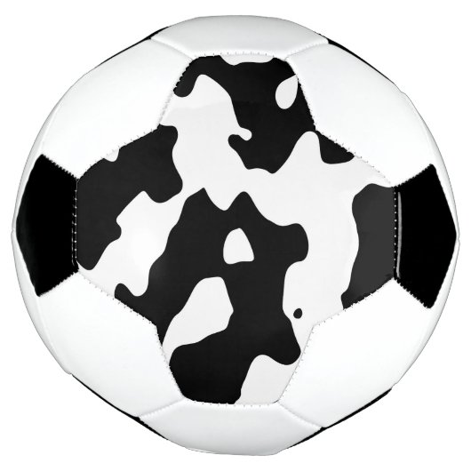 Koe Patroon zwart-wit Voetbal (Gedraaid)
