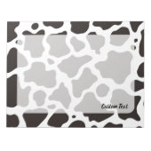 Koe Patroonpaneel Notitieblok (Voorkant)