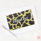 Koe patroonsticker rechthoekige sticker (Envelop)