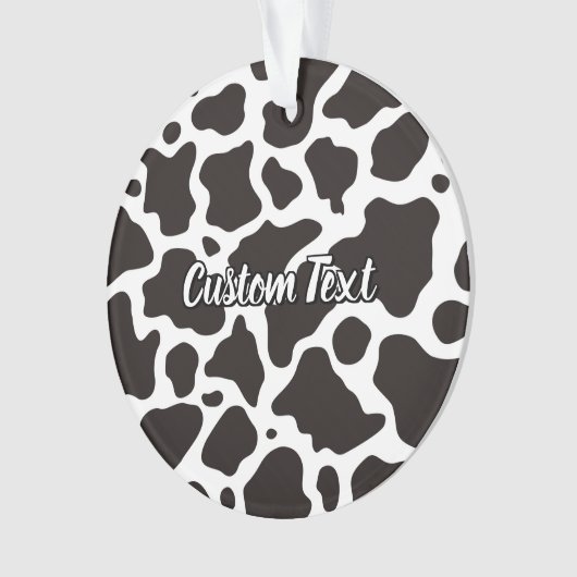 Koe Patroonversiering Ornament (voorkant)