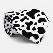 Koe Pattern Stropdas (Opgerold)