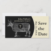  Koe Pensioen B Save the Date Monogram (Voorkant)