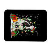 Koe Pet kerstkerstkerstverlichting Funny Koe Magneet (Horizontaal)