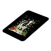 Koe Pet kerstkerstkerstverlichting Funny Koe Magneet (Linkerzijde)