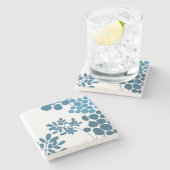 Koe peterselie stenen onderzetter (Zijkant)