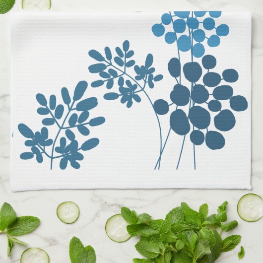 Koe peterselie theedoek (Gevouwen)