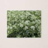 Koe Petersely White Flowers Natuur Legpuzzel (Horizontaal)