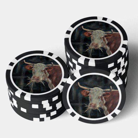 Koe Poker Chip (Opstapeling)