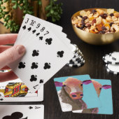 Koe Poker Face-speelkaarten gemaakt door fiets Pokerkaarten (Insitu)