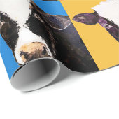 Koe pop stijl cadeaupapier (Rol Hoek)
