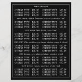 Koe portret, Cheesemonger Adverteren Flyer (Achterkant)