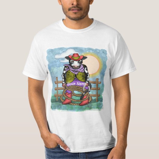 Koe Prikkel T-shirt (Voorkant)