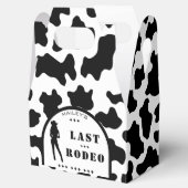 Koe Print Cowgirl bruiloft vrijgezellenfeest Bedankdoosjes (Geopend)