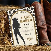Koe Print Cowgirl Bruin Huwelijk Bachelorette Part Kaart