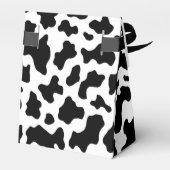 Koe Print Cowgirl Land Boerderij Dierenfeest Bedankdoosjes (Achterkant)