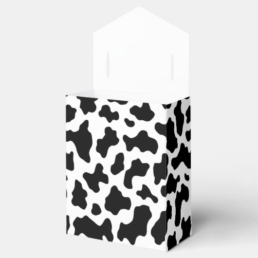 Koe Print Cowgirl Land Boerderij Dierenfeest Bedankdoosjes (Geopend)