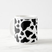 Koe Print Mok zwart-wit Koe (Voorkant links)