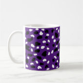 Koe print op Paarse, Koffiemok (Links)