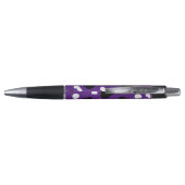 Koe print op Paarse, Pen (Achterkant)