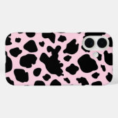Koe Print op President Roze Case-Mate iPhone Case (Achterkant (horizontaal))
