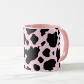 Koe Print op President Roze Mok (Voorkant rechts)