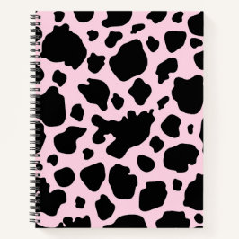 Koe Print op President Roze Notitieboek