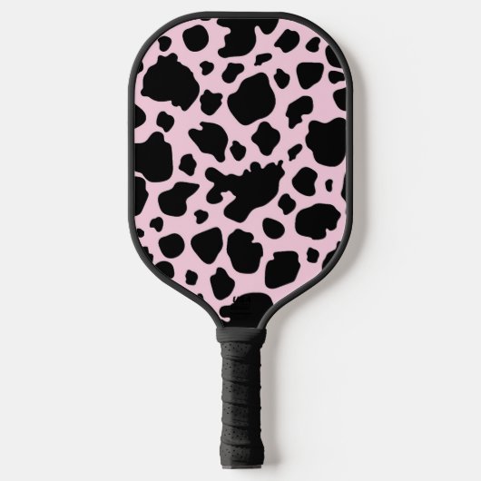 Koe Print op President Roze Pickleball Paddle (Voorkant)