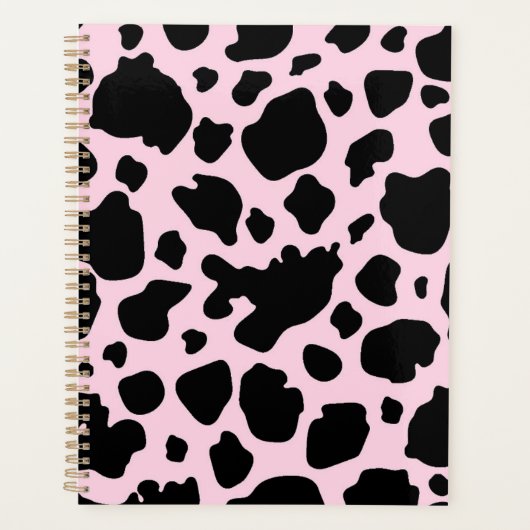 Koe Print op President Roze Planner (Voorkant)