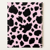 Koe Print op President Roze Planner (Achterkant)