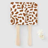 Koe Print Party Favorieten - Handwaaier (Voorkant en achterkant)